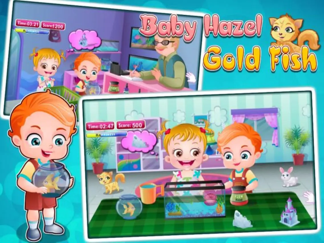 Baby Hazel : Goldfish Care iPad  Screenshots