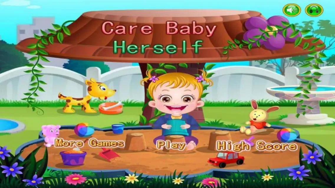 تصاویر Baby Hazel : Care Baby Herself