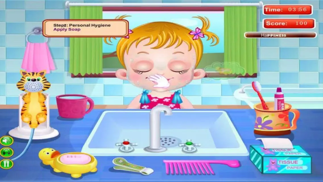 تصاویر Baby Hazel : Care Baby Herself