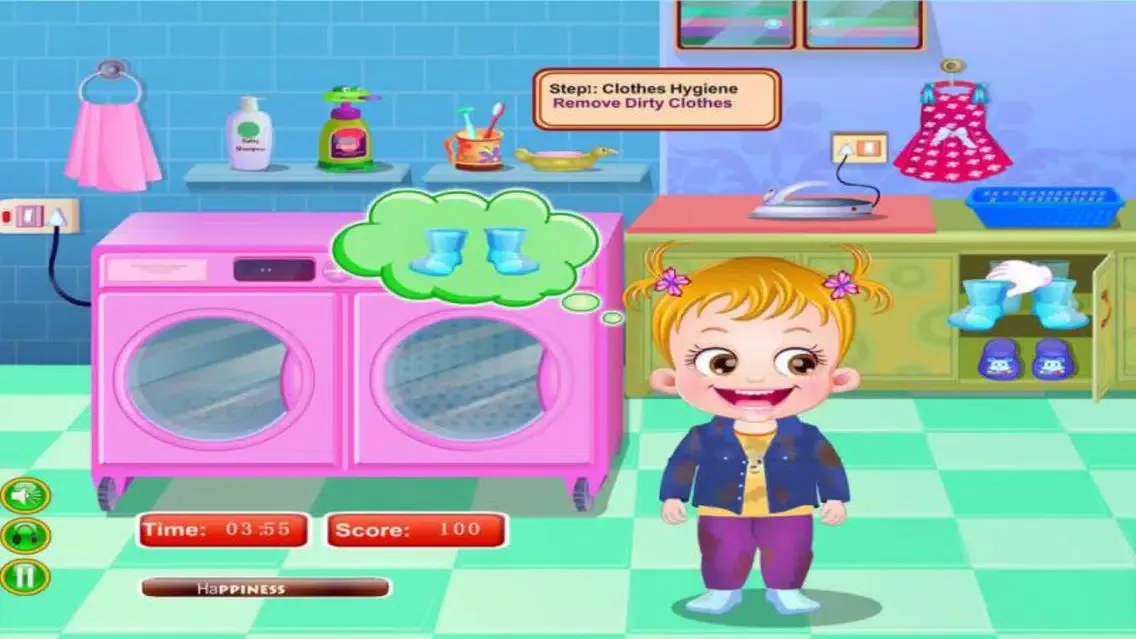 تصاویر Baby Hazel : Care Baby Herself