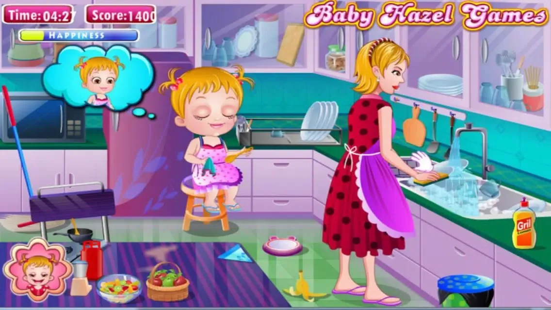 Скриншоты Baby Hazel : Cleaning Time