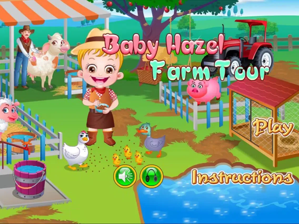 Скриншоты Baby Hazel : Farm Tour iPad 