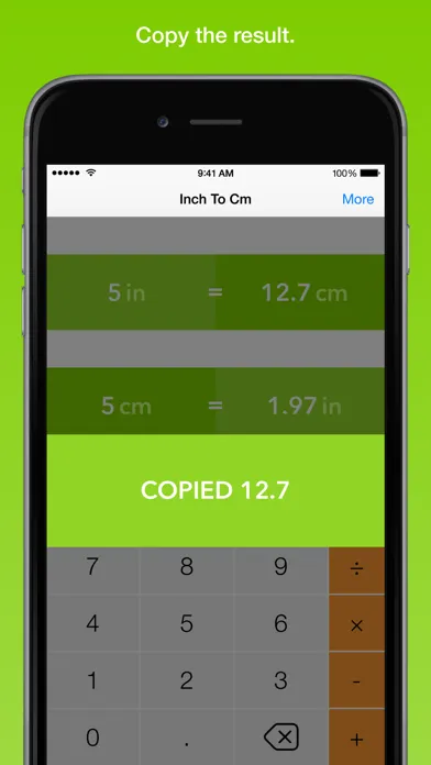 Inch To Centimeter, the fastest length converter应用截图