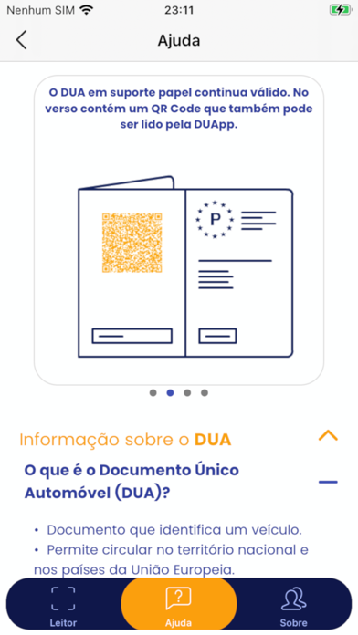 Ảnh chụp màn hình của DUApp