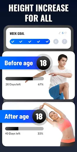 Captures d'écran de Height Increase Workout
