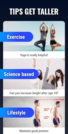 Captures d'écran de Height Increase Workout