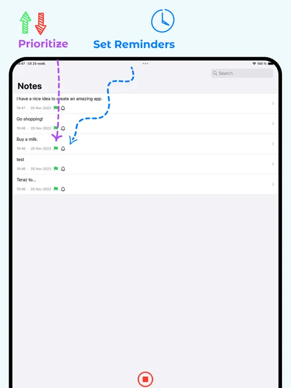 Скриншоты QuikMemo: Record & Transcribe iPad 