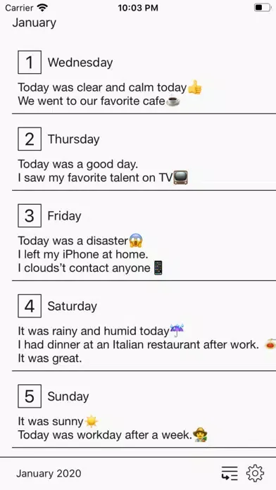 Zrzuty ekranu ReWrite - Diary