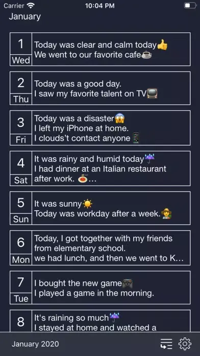 Zrzuty ekranu ReWrite - Diary