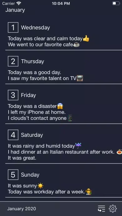 Zrzuty ekranu ReWrite - Diary