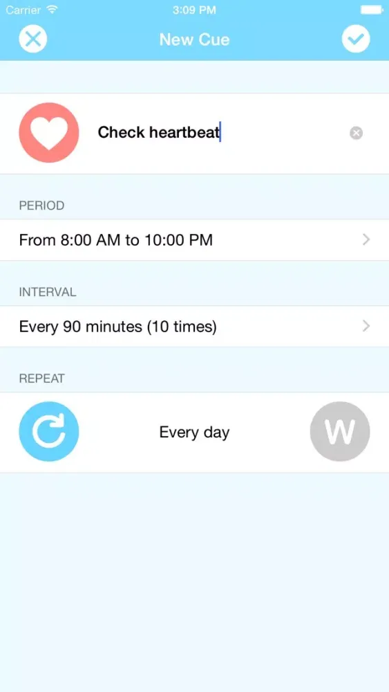 Cues (quick reminders) স্ক্রিনশট