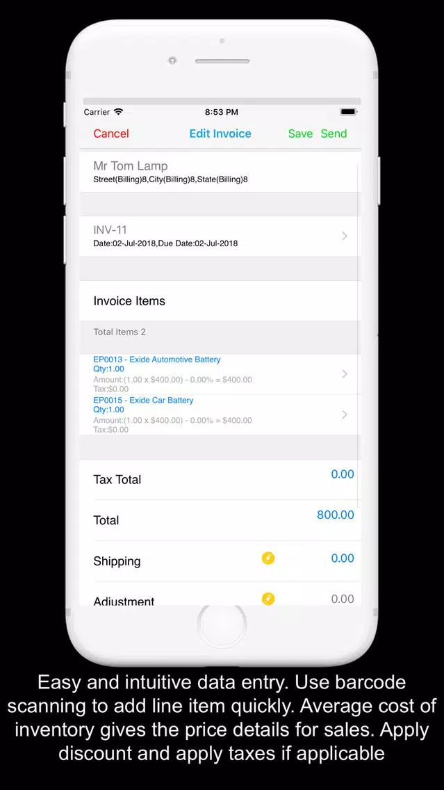 Скриншоты Kite Invoice Inventory Quotes