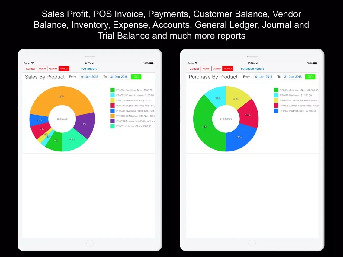 Captures d'écran de Kite POS Retail Point Of Sales iPad 