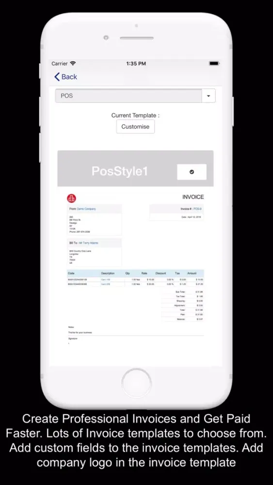 Captures d'écran de Kite POS Retail Point Of Sales