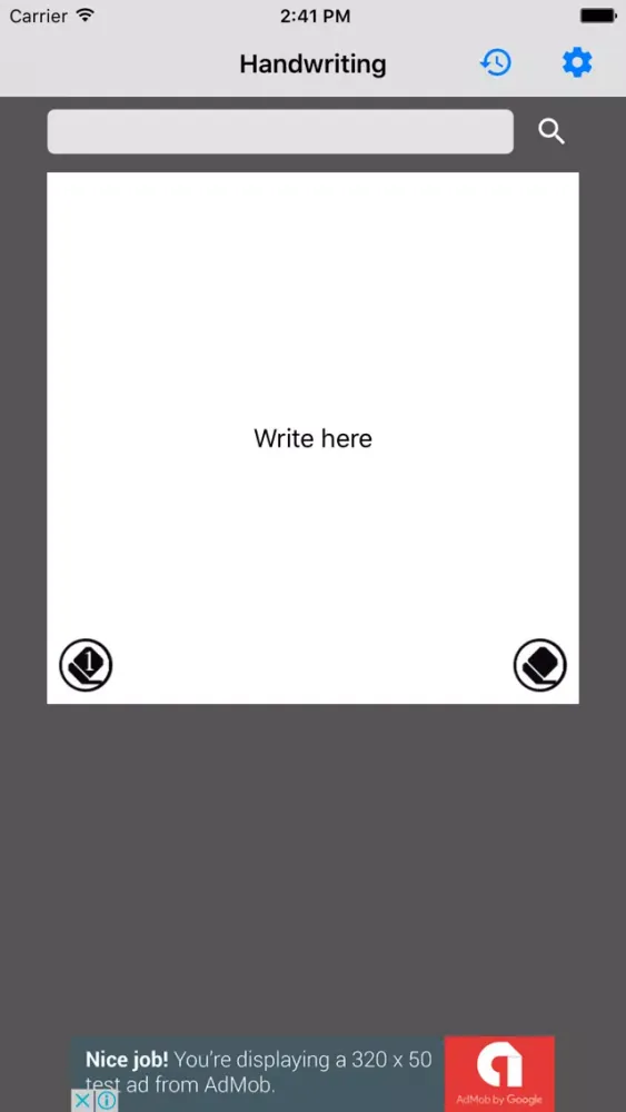 Chinese Handwriting Recognize Screenshots