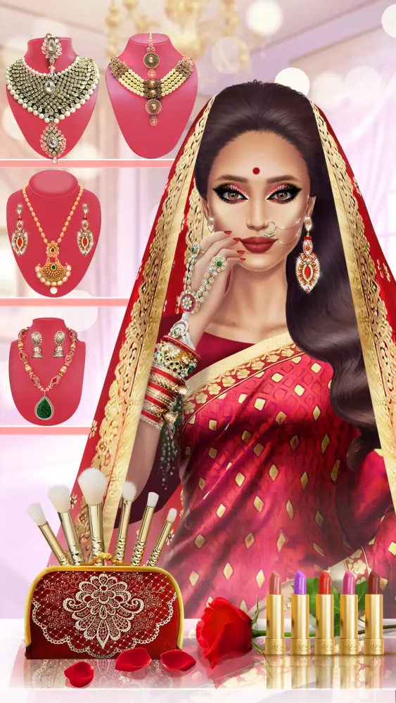 Indian Bride: Wedding Dress Up应用截图