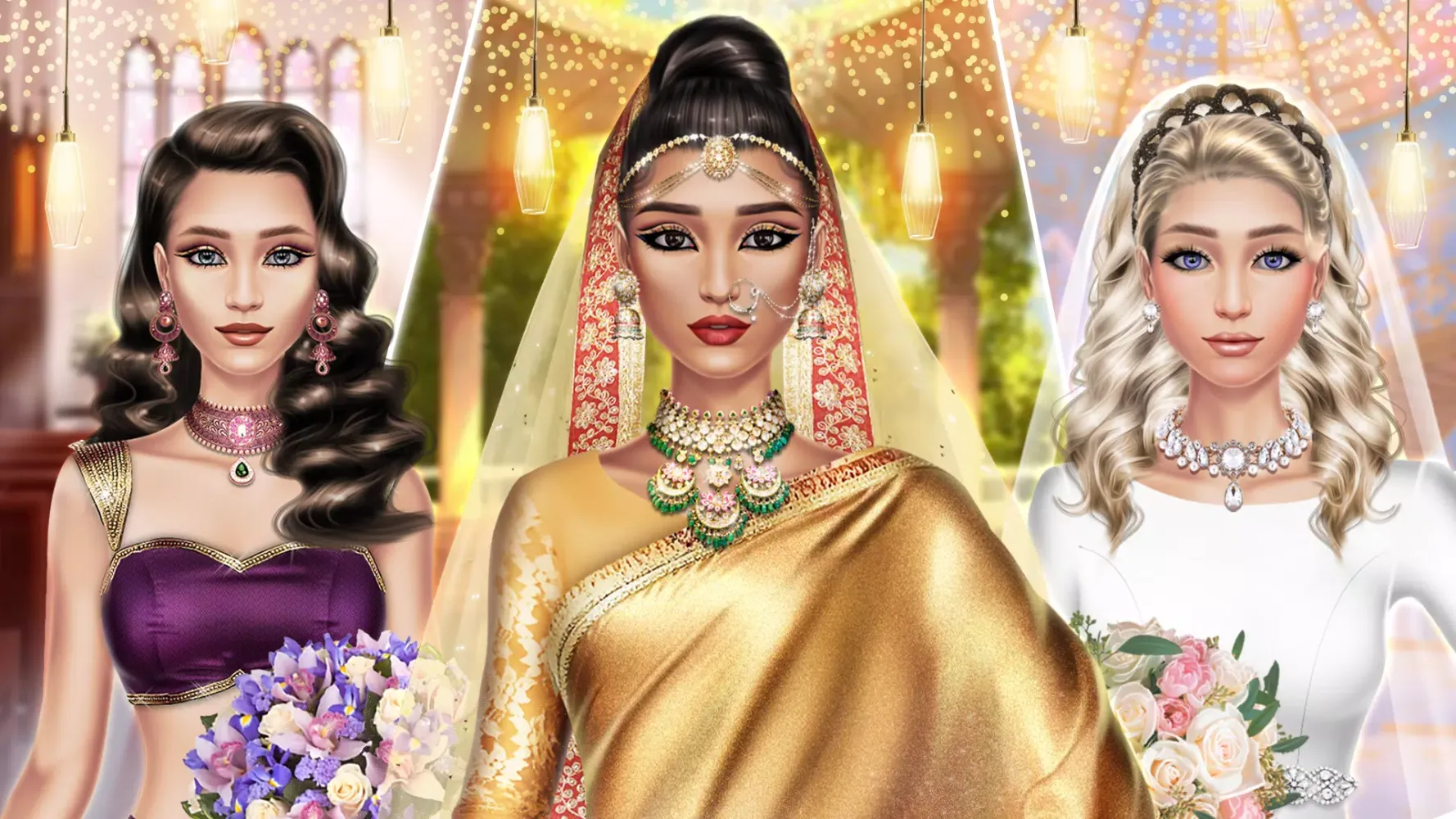 Indian Bride: Wedding Dress Up应用截图