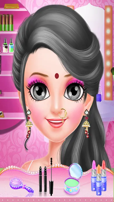 Capturas de pantalla de Indian Doll Makeup Salon