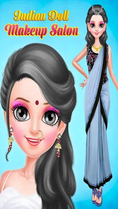 Capturas de pantalla de Indian Doll Makeup Salon