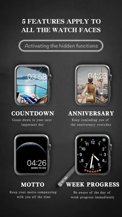 Captures d'écran de Watch Complications Pro