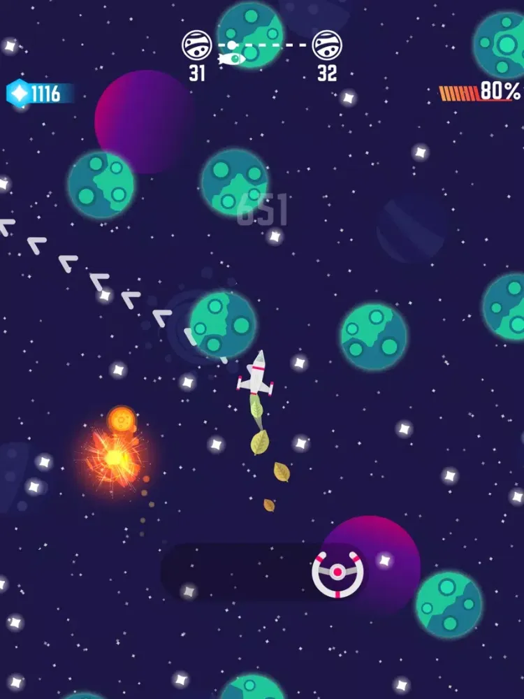 Capturas de pantalla de Space Drift! iPad 