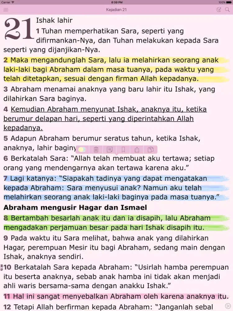 Zrzuty ekranu Alkitab untuk Wanita The Women's Indonesian Bible iPad 