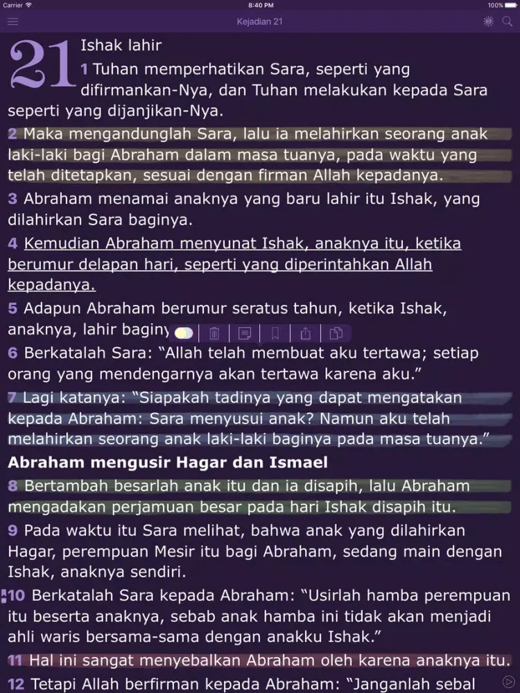 Zrzuty ekranu Alkitab untuk Wanita The Women's Indonesian Bible iPad 