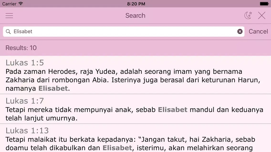 Zrzuty ekranu Alkitab untuk Wanita The Women's Indonesian Bible