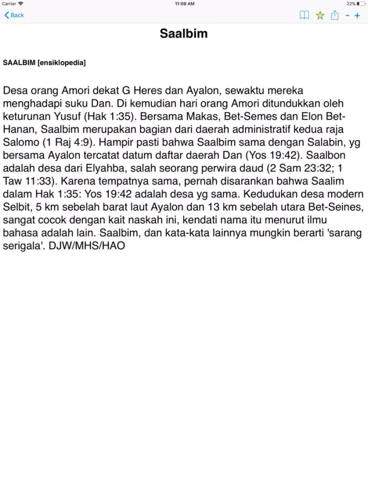 Captures d'écran de Kamus Alkitab Bahasa Indonesia iPad 