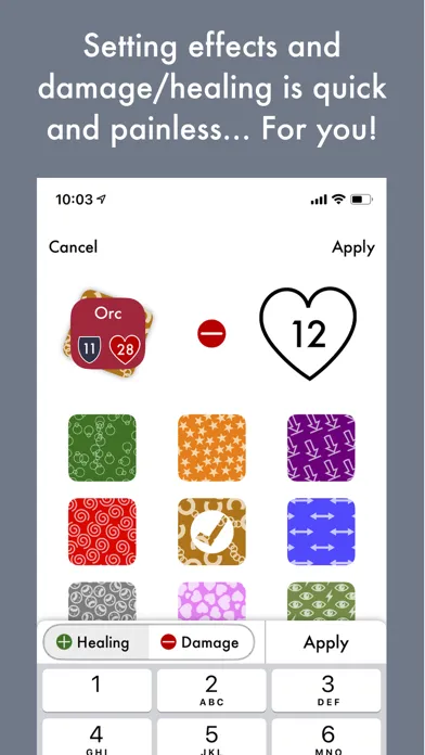 Capturas de tela do Bix's Fine DM Tools