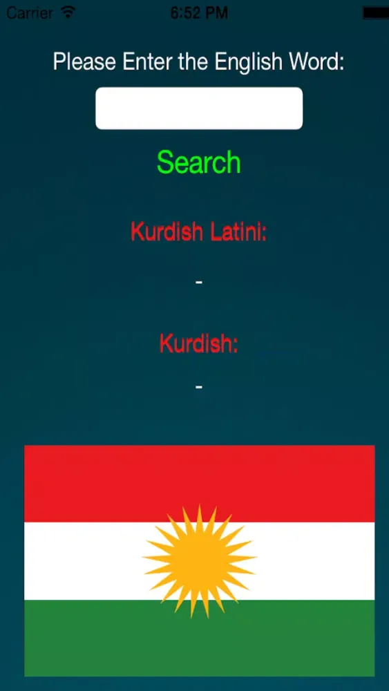 English to Badini Kurdish Dictionary स्क्रीनशॉट