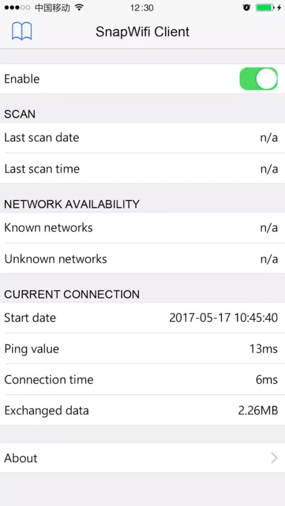 Screenshot di SnapWiFi Connect