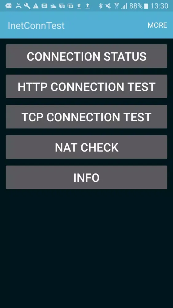 Скриншоты InetConnTest