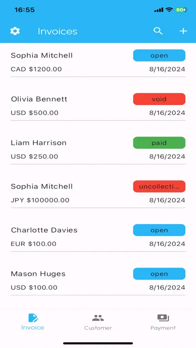 Invoice payment for Stripe Screenshots