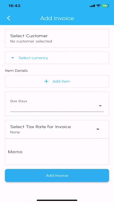 Invoice payment for Stripe Screenshots