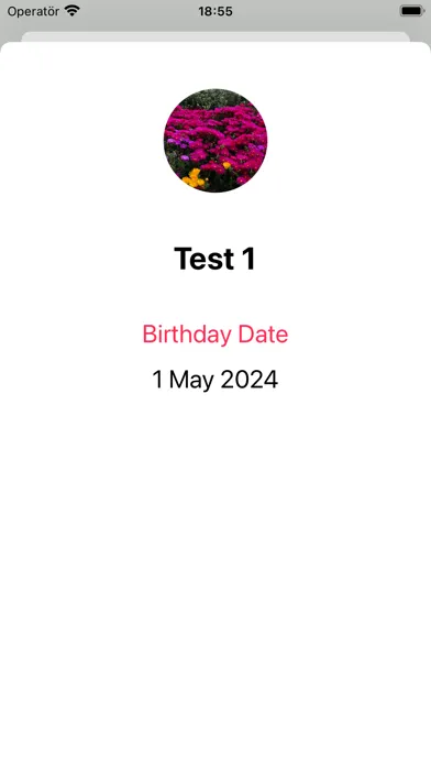 Birthday Notifier سکرین شاٹس