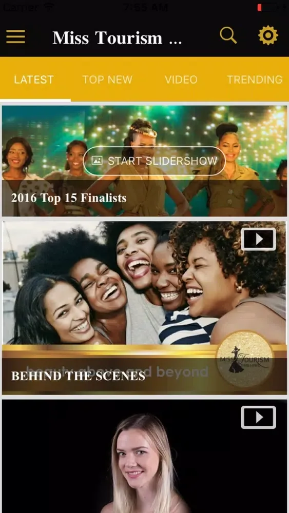 Miss Tourism Zimbabwe स्क्रीनशॉट