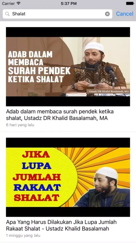 Capturas de pantalla de Tanya Jawab Ustadz