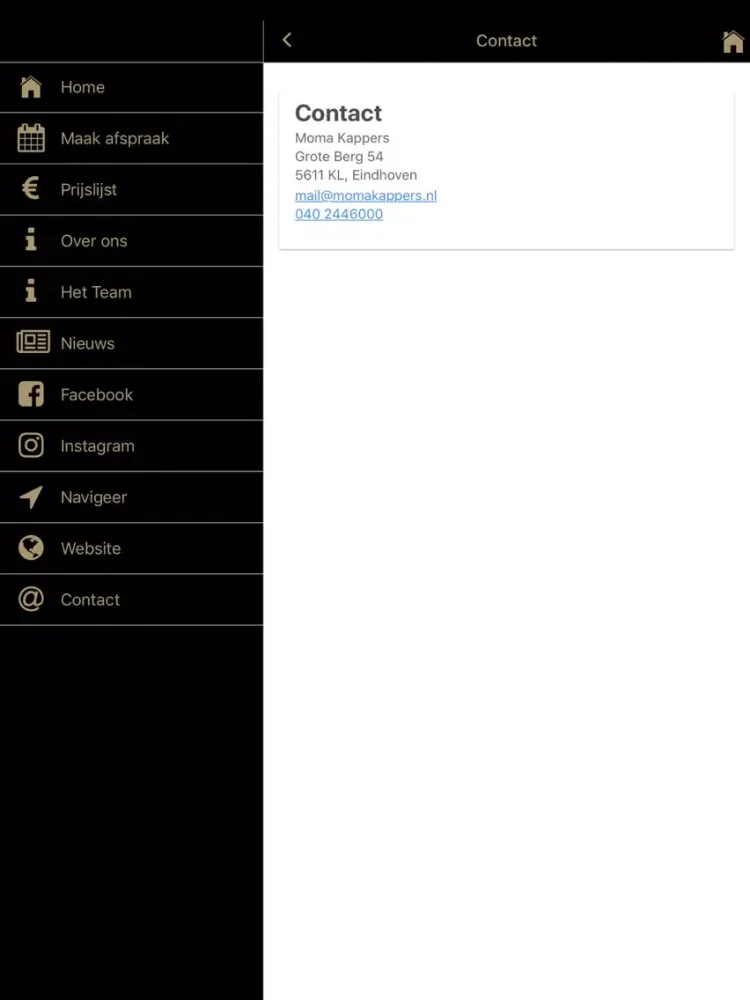 Ảnh chụp màn hình của moma kappers iPad 
