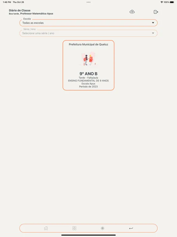 Captures d'écran de Queluz Lançamento de Faltas iPad 