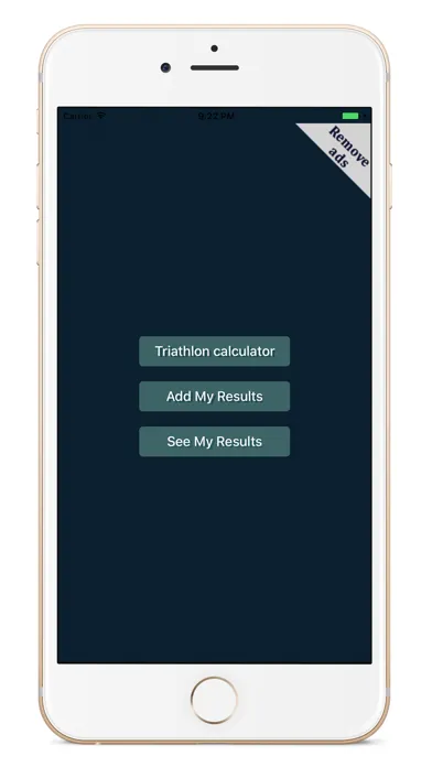 Zrzuty ekranu SBR Triathlon Calculator