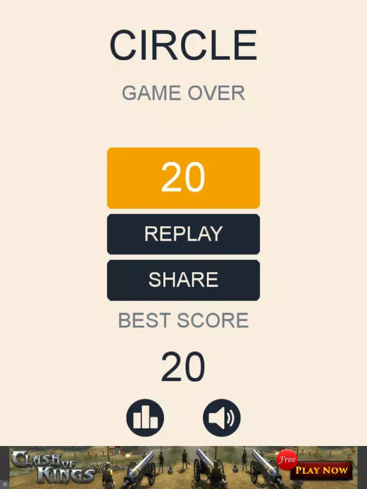Tangkapan layar Circle Pong Pong iPad 