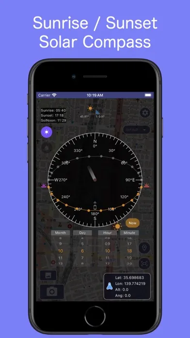 LocationScoutCam-solar compass स्क्रीनशॉट