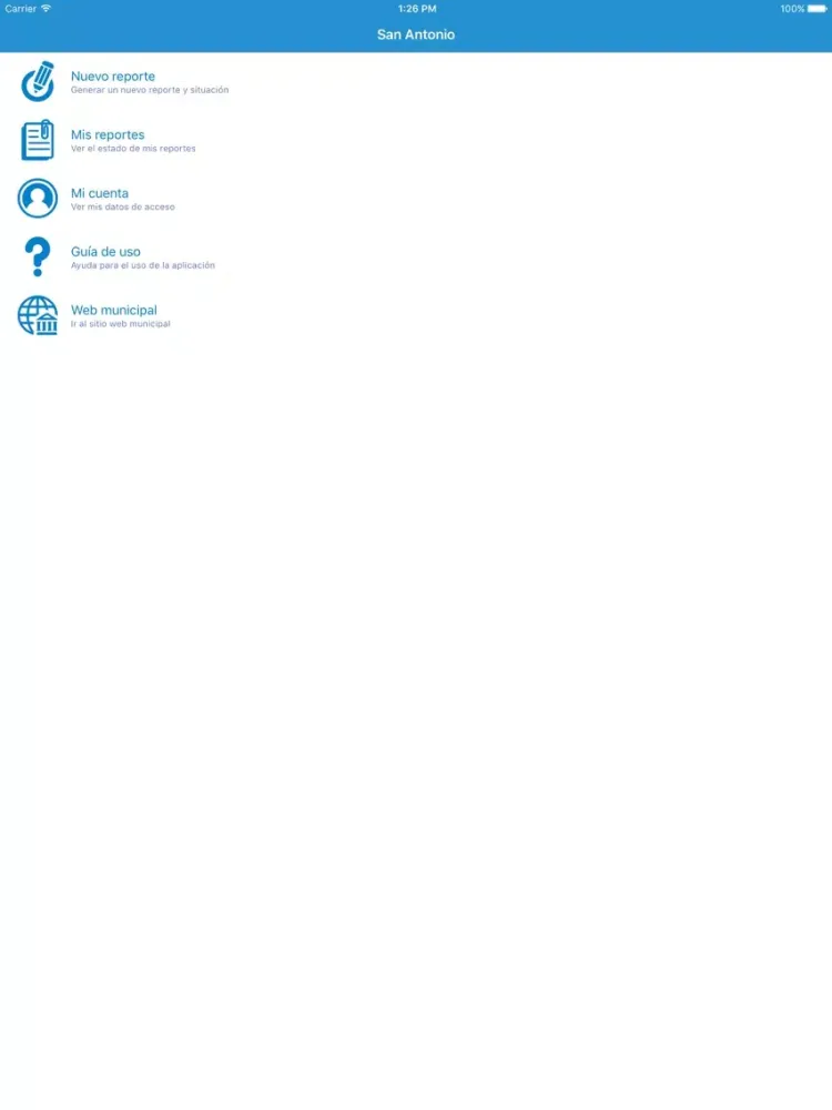 Zrzuty ekranu San Antonio iPad 