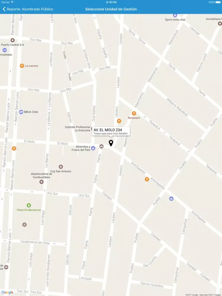 Zrzuty ekranu San Antonio iPad 