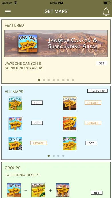 OHV Trail Map California Screenshots