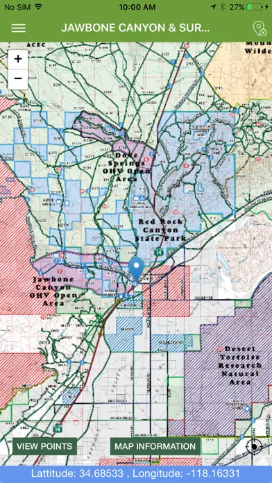 OHV Trail Map California Screenshots