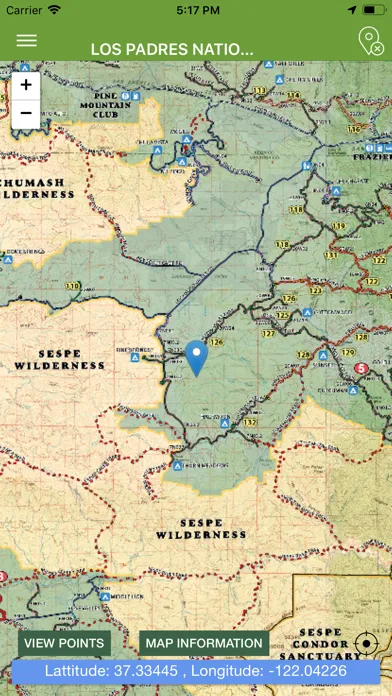 OHV Trail Map California Screenshots