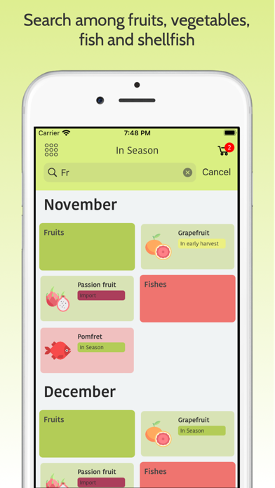Capturas de pantalla de Food in Season