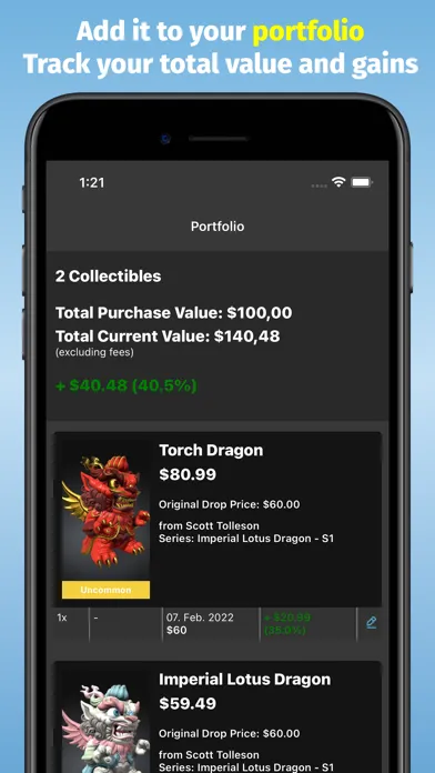 Veve Price Tracker应用截图